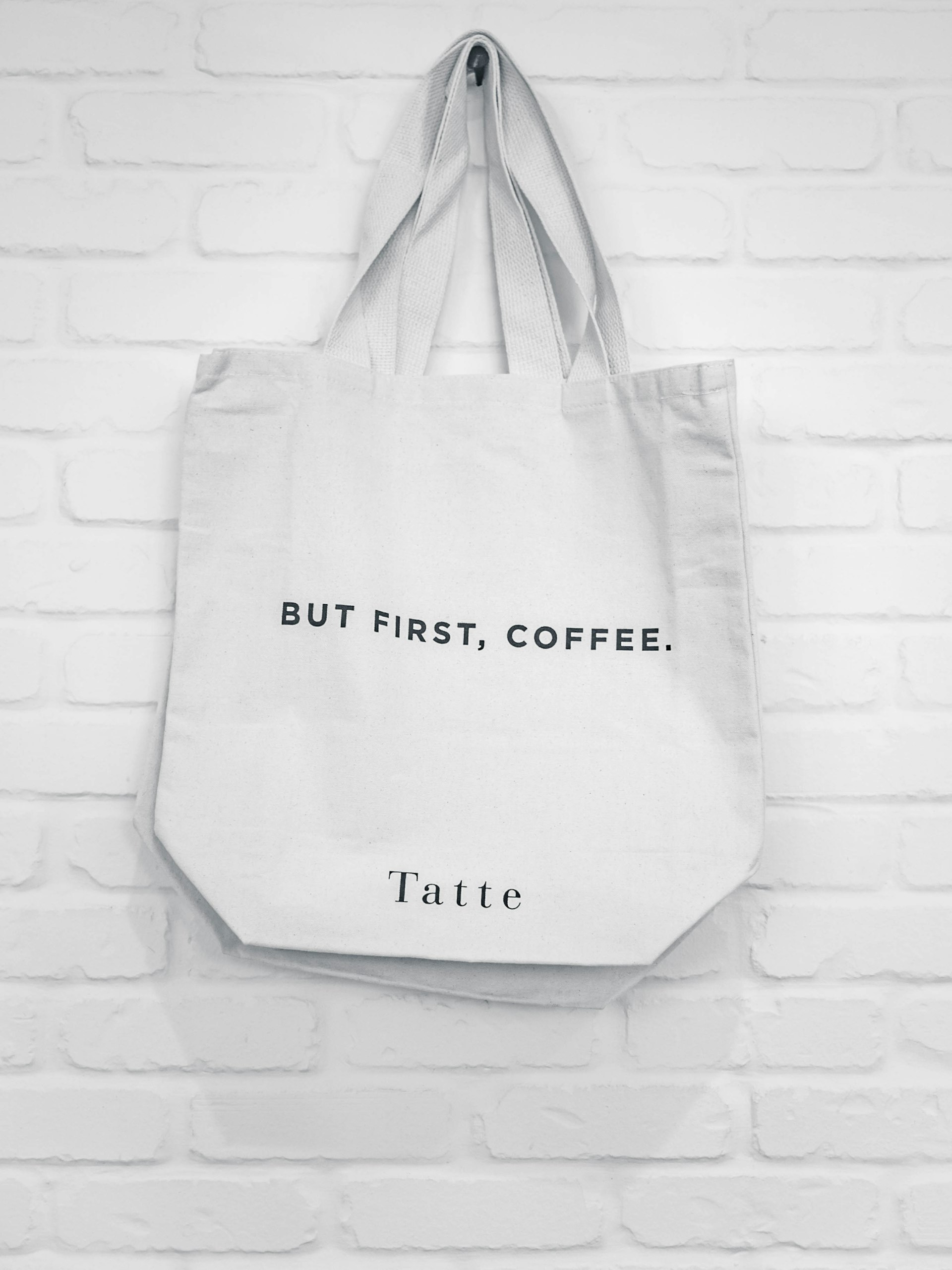 White blank canvas tote bag mockup for design