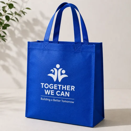 non-woven-pp-tote-bag-printing-singapore Non-woven PP tote bag printing Singapore for event giveaways and promotional campaigns.