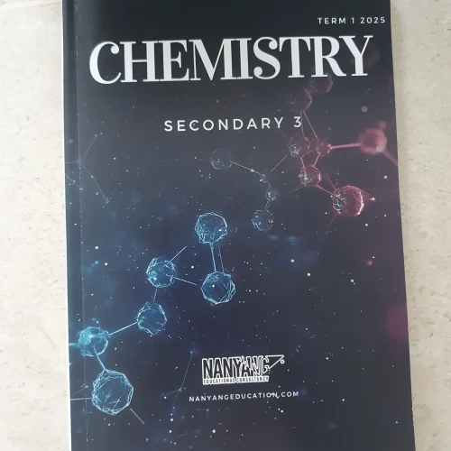 Perfect binding book printing – Secondary 3 Chemistry textbook with matte laminated cover.