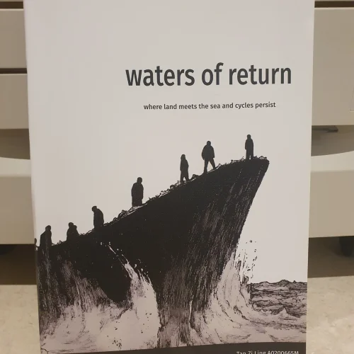 Perfect binding book printing for design thesis publication – professional artbook-style report with matte cover finish.